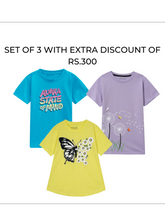 Girls Set Of Three Tees